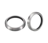 HiPicco MH-P08H7 Bicycle Headset Bearing, ID 30.15mm x OD 41.8mm x Width 7mm Sealed Chrome Steel Bearings, 45/45 Degree ACB845H7 Bike Headset Bearing 2 Pack