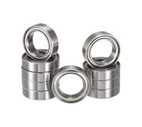 HiPicco R133ZZ Deep Groove Ball Bearings, ID 3/32" x OD 3/16" x Width 3/32" Miniature Bearings, Double Metal Shielded Ball Bearing Chrome Steel Z2 Lever 10pcs