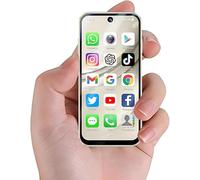 Hipipooo Kids Cell Phone 4G, Unlocked Mini Smartphone for Boys Girls with Android 12, 3GB RAM 32GB ROM, 3.88-Inch Screen, Dual Camera, 1950mAh Battery, Dual SIM（Beige）