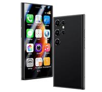 Hipipooo Mini SmartPhone 3 Inch Android 9.0,Dual SIM mini phone, 1950mAh Battery, 3MP+5MP Camera, Face recognition, 2GB +16GB (4G-Black)