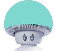 Hipipooo Mushroom Bluetooth Speaker with Suction Cup Phone Stand, Portable Wireless Speaker with Clear Sound for iPhone, Android, Laptop (Turquoise)