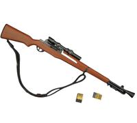 HiPlay 1/6 Scale Action Figure Accessory: M1 Sniping Rifle Model For 12-inch Miniature Collectible Figure (Sniping Rifle)