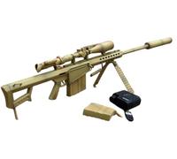 HiPlay 1/6 Scale Action Figure Accessory: Sniper Rifle Model For 12-inch Miniature Collectible Figure M82A1