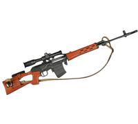 HiPlay 1/6 Scale Action Figure Accessory: SVD Sniper Rifle Model For 12-inch Miniature Collectible Figure ZY2012A (SVD Sniper Rifle Model)