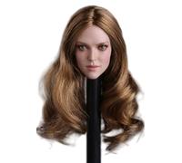 HiPlay 1:6 Scale Female Head Sculpt, Euro-American Star, Barbara Female Head Sculpture for 12-inch Action Figures GC009C