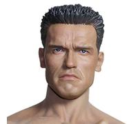 HiPlay 1/6 Scale Male Figure Head Sculpt, Handsome Men Tough Guy, Doll Head for 12 inch Action Figure TBLeague/Phicen HS015 (A)