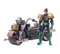 HiPlay HIYA Exquisite Mini Series Judge Dredd & Lawmaster MK II Motorcycle 1/18 Scale Action Figure Set