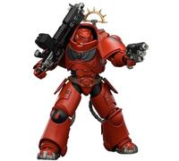 HiPlay JOYTOY Warhammer 40,000: Space Marine 2 Blood Angels Heavy Intercessor with Heavy Bolt Rifle and Bolt Pistol (JT03660 Game Edition) 1/18 Scale Action Figure