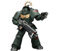 HiPlay JOYTOY Warhammer 40,000: Space Marine 2 Dark Angels Heavy Intercessor with Heavy Bolt Rifle and Bolt Pistol (JT03684 Game Edition) 1/18 Scale Action Figure