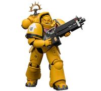 HiPlay JOYTOY Warhammer 40,000: Space Marine 2 Imperial Fists Heavy Intercessor with Heavy Bolt Rifle and Bolt Pistol (JT03653 Game Edition) 1/18 Scale Action Figure