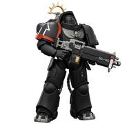 HiPlay JOYTOY Warhammer 40,000: Space Marine 2 Raven Guard Heavy Intercessor with Heavy Bolt Rifle and Bolt Pistol (JT03707 Game Edition) 1/18 Scale Action Figure