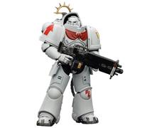 HiPlay JOYTOY Warhammer 40,000: Space Marine 2 White Scars Heavy Intercessor with Heavy Bolt Rifle and Bolt Pistol (JT03691 Game Edition) 1/18 Scale Action Figure