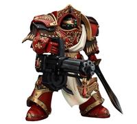 HiPlay JOYTOY Warhammer The Horus Heresy 1/18 Blood Angels Crimson Paladins Squad Crimson Paladin with Iliastus Assault Cannon JT00294 Action Figure
