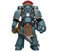 HiPlay JoyToy Warhammer The Horus Heresy Collectible Figure: Sons of Horus MKIV Tactical Squad Sergeant with Power Fist 1:18 Scale Action Figures JT9572