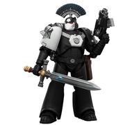 HiPlay JOYTOY Warhammer The Horus Heresy Raven Guard MkVI Tactical Sergeant with Power Sword Bolter and Plasma Pistol JT03950 1/18 Scale Action Figure Set