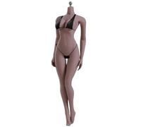 HiPlay TBLeague Female Seamless S04C Large Bust Dark Brown-skined Headless Integrated Feet 1/6 Scale Action Figure Body