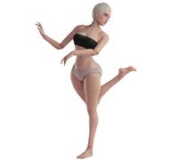 HiPlay Worldbox 1/6 Standard Body Medium Bust Light Tan Skin Jointed Bee Waist Version AT210B Female Action Figures Body Age 15+