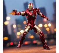 HiPlay ZD Toys Anniversary Series Collectible Figure Full Set: Non-Luminous Version: Iron Hero MK3 (1906-03), 1:10 Scale Miniature Action Figurine BFGGTXMK3