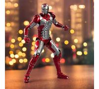 HiPlay ZD Toys Anniversary Series Collectible Figure Full Set: Non-Luminous Version: Iron Hero MK5 (1906-05), 1:10 Scale Miniature Action Figurine BFGGTXMK5