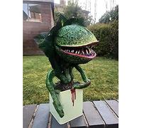 HIPLAYGIRL Piranha Resin Sculpture Decor Statues, 5.91 Inch Halloween Horror Garden Statue Decoration for Patio Lawn Porch Backyard Indoor and Outdoor Yard