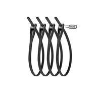 Hiplok Cycle Bicycle Bike Z-Lok Armoured Reuseable Tie Black - Pack Of 4 - 40 CM