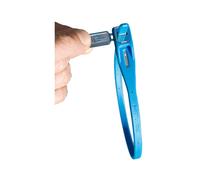 Hiplok Cycle Bicycle Bike Z-Lok Armoured Reuseable Tie Cyan - 40 CM - Single