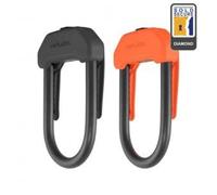 Hiplok DX D Lock Hardened Steel Gold Sold Secure Orange - 14 MM X 15 X 8.5 CM