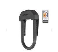 Hiplok DX D Lock With Frame Clip All Black