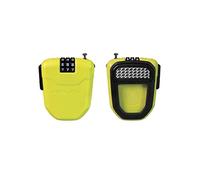Hiplok FX Cable Bike Lock - Lime. 3 Digit Combination Bike/Bicycle Cable Lock. 1m Retractable Steel Cable. Wearable Clip & Lightweight (75g)