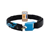 Hiplok Lite Wearable Chain Lock Waist 24-44 Inches Black / Cyan - 6 MM X 75 CM