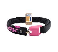 Hiplok Lite Wearable Chain Lock Waist 24-44 Inches Black / Pink - 6 MM X 75 CM