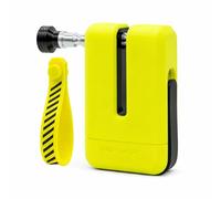 Hiplok MD1000 Motorcycle Disc Lock - Anti Angle Grinder, Sold Secure Diamond and Art 4 Star Rated Security, 12mm Hardened Steel Pin, Carry Case and Reminder Tags Included (Neon Yellow)