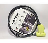 Hiplok POP wearable cable lock 10mm steel cable adjustable 130cm Diameter Yellow