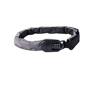 Hiplok Spin Bike Chain Lock with Combination Lock - Superbright (Hi-Vis/High Visibility). 75cm x 6mm Steel Chain. Lightweight, Anti-Scratch Sleeve