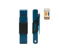 Hiplok Switch Folding Bike Lock - Blue. Lightweight Bicycle Lock. 85cm Locking Length, 5mm Thick Bar. Folds to 19cm x 4.2cm (L x W). 3 x Keys Inc
