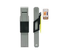 Hiplok TRK1 Switch 105 Folding Lock, Grey, 105 cm Sluitingsbereik