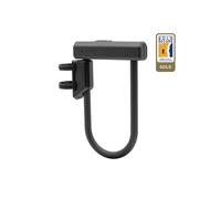 Hiplok Urban D U-Lock Bike Lock - Hardened Steel Shackle, Anti-Pick Cylinder, Double Locking, Rubberized Casing, Easy-Install Frame Mount, Compact 270x170mm, Urban Security & Trail-Ready Bike Lock for