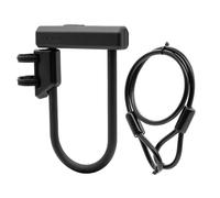 Hiplok Urban D Plus High Security D Lock with Cable, Sold Secure Pedal Cycle Gold, 13mm Hardened Steel Shackle, Bike U Lock with Frame Bracket & 1m Cable for Bicycle, E-Bike & Scooter