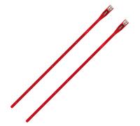 40cm Red Hiplok Z-lok Armoured Reuseable Tie Lock - Hip Zlok Reusable Zip - hiplock zlok reusable ziptie lockable bike luggage wrap pk 2 red