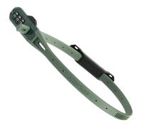 Hiplok Z LOK COMBO Bike Lock/Motorbike Helmet Lock - Green. 3 Digit Code. Steel Core & 45cm Locking Length. Optional Bracket
