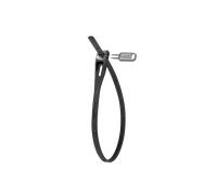 Hiplok Z LOK Bike Lock - Black. Bicycle Lock/Motorcycle Helmet Lock. Award Winning, Lightweight Zip Tie with Steel Core & 400mm Locking Length