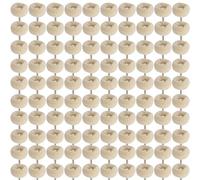 HIPOGT Polishing Buffing Wheel Set Wool Felt Cotton Mounted 3/32 Shank Buff Wheels Shank Rotary Buffing Tools Accessories Pack of 100