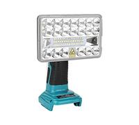 Hipoke 18V Cordless LED Work Light Portable Spotlight Floodlight with USB Port, Outdoor Long-Range Jobsite Light Compatible with Makita 14.4V-20V Lithium Battery BL1860B BL1850 BL1830 (No Battery)