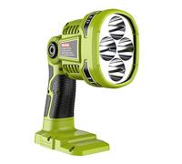 Hipoke 18V LED Work Light Torch Handheld Outdoor Long-Range Spotlight 12W Portable Cordless Work Light Compatible with Ryobi 18V Ni-Cd Ni-Mh Li-ion Battery P100 P101 P106 P104 P105(No Battery)