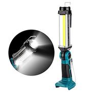 Hipoke Cordless LED Work Light Portable Outdoor Wide&Long-Range Jobsite Inspection Torch with USB Port, 2000lm Flashlight Compatible with 14.4V-20V Lithium Battery BL1860 BL1850 BL1840