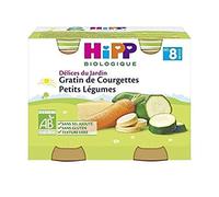 HiPP Garden Delicacies Zucchinis Vegetables Gratin from 8 Months Organic 2 Pots