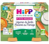 HiPP Lil' Veggies Garden Vegetables Macaroni and Cheese from 8 Months Organic 2 Pots