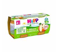 HiPP Omogeneizzato Biologico di Albicocca e Mela dai 4+ MESI, 2 x 80g