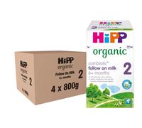 HiPP Organic 2 Follow on Baby Milk Powder Formula, From 6 Months, 800g (Pack of 4)