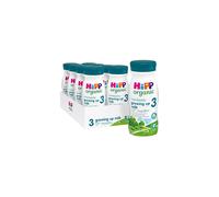 HiPP Organic 3 Growing up Baby Milk Ready to feed liquid formula, From 12th months 200ml (Pack of 8)